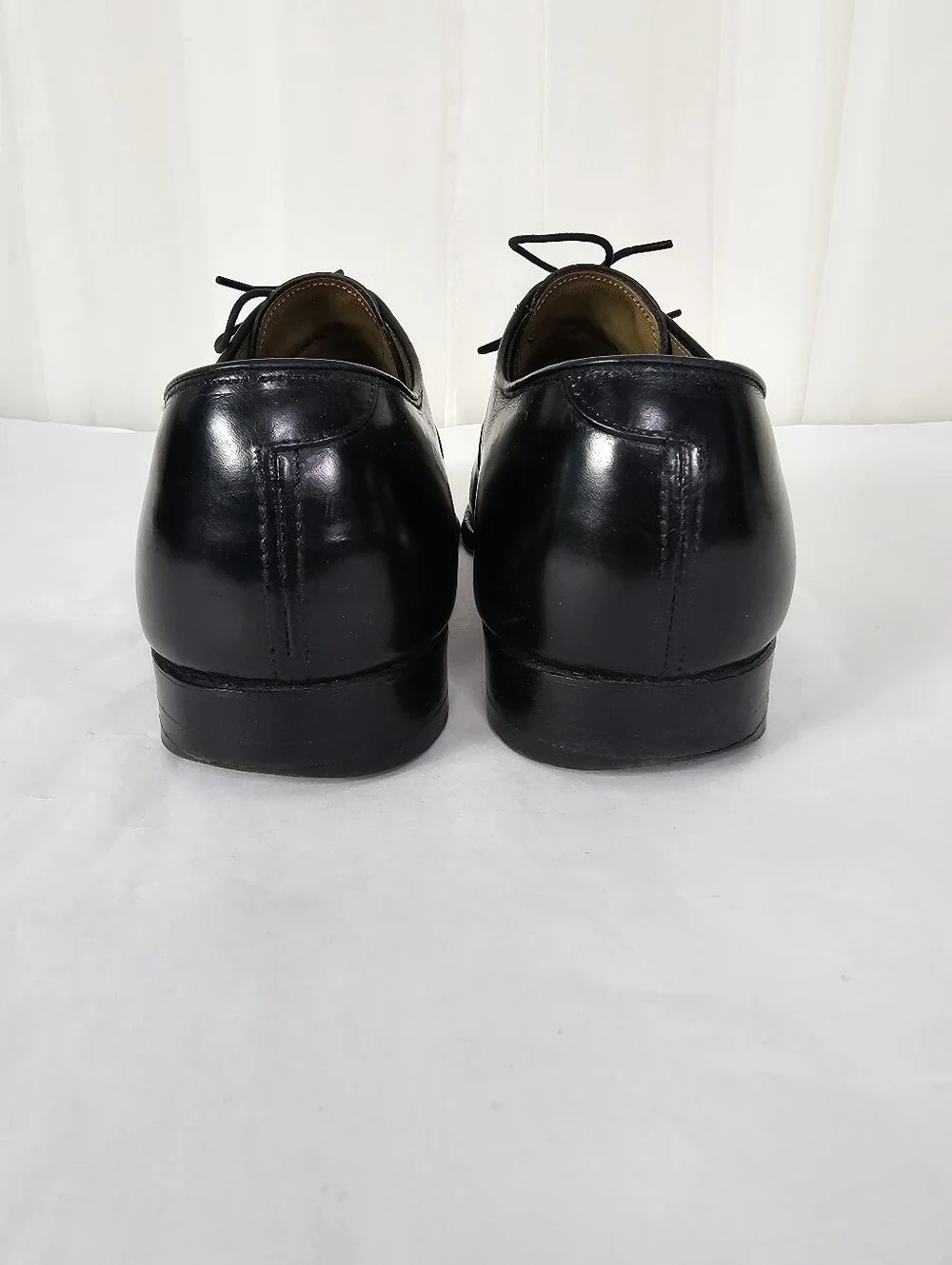 Johnston & Murphy Aristocraft Aldrich Black Leather Dress Shoes Oxfords Cap Toe